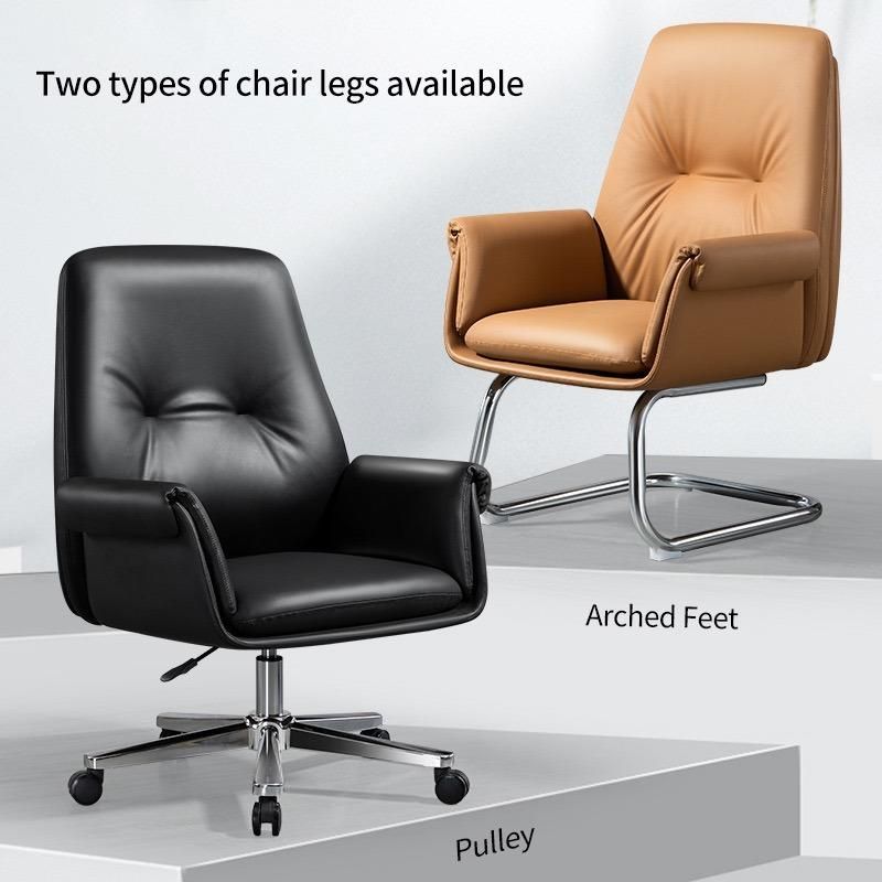 Wholesale Modern Furniture Computer Chairs Leather Adjustable Ergonomic Comfortable Executive Swivel Office Chair