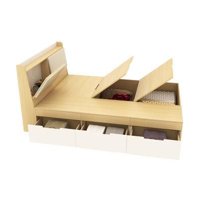 Hot Sale Complete Bedroom Set Modern Home Furniture Storage Bed