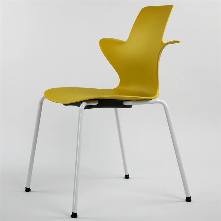 Modern Furniture Hot Selling Beautiful Italian Design Plastic Classroom Stackable School Office Dining Chair