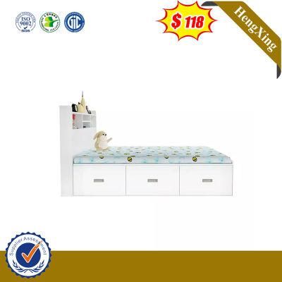 Modern Wooden Hotel Bedroom Baby Furniture Mattress Double Single Kids Bed