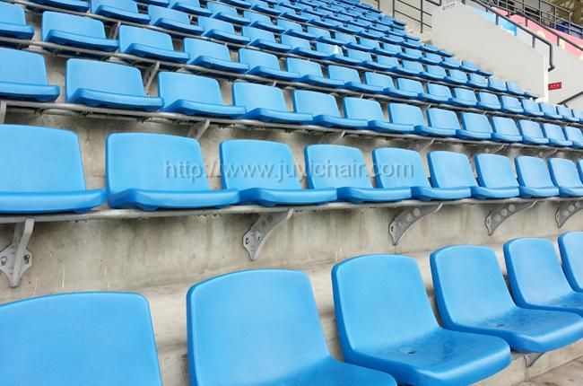 Blm-2727 Plastic Blue Color Stadium Seats with Aluminium Legs