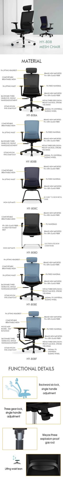 2020new Design Mesh Back Director Chair for Office