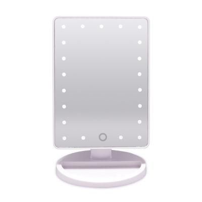 Makeup Cosmetic Desk Vanity LED Mirror with Touch and Stand Base