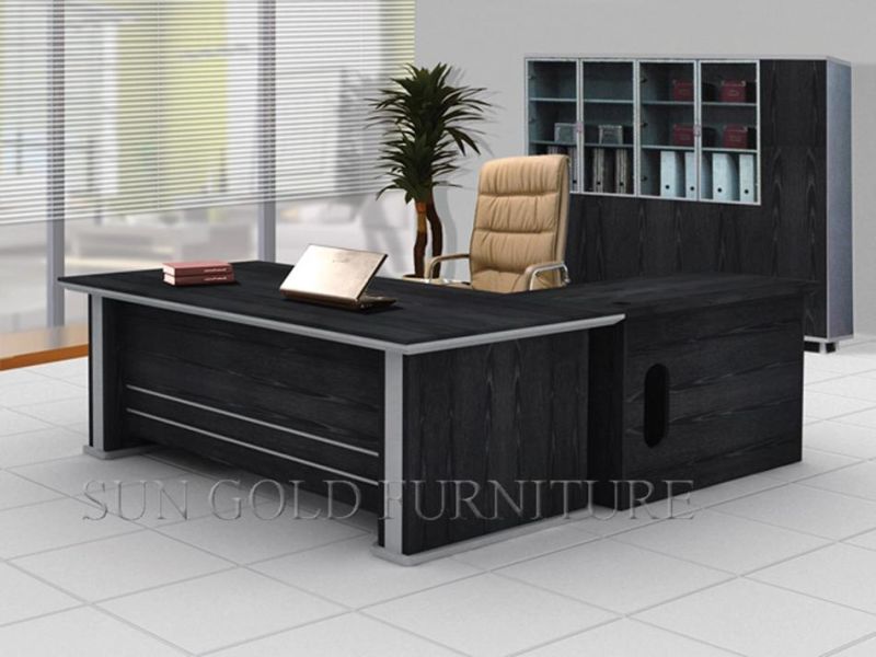 High Tech Modern Director Office Desk Veneer Office Desk (SZ-ODT702)