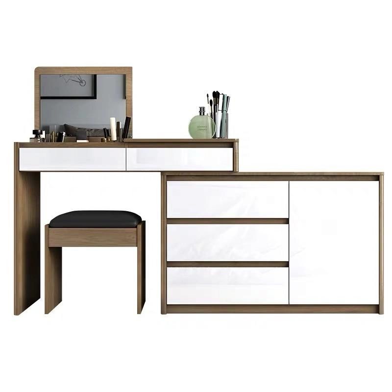 Modern Wooden Wholesale Wardrobe Makeup Desk Dresser Bedroom Furniture Set Dressing Table