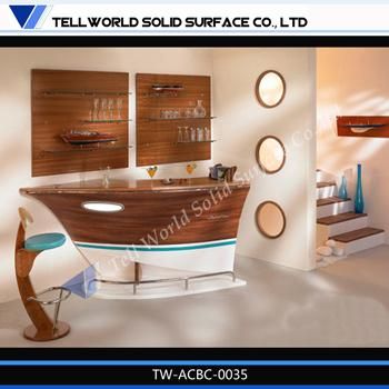 Modern Elegant Wine Bar Simply Design Bar Countertop (TW-MACT-019)