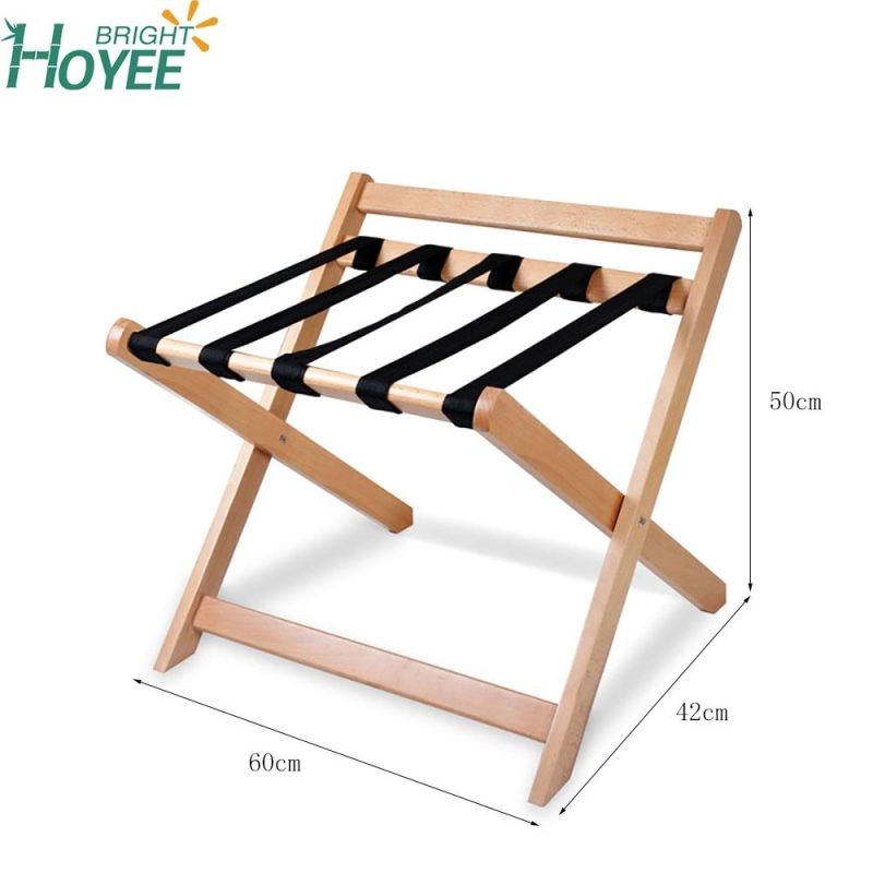 Folding Hotel Room Luggage Racks with Straps