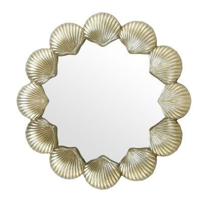 Background Wall Creative Decorative Mirror Shell Mirror Bathroom Mirror