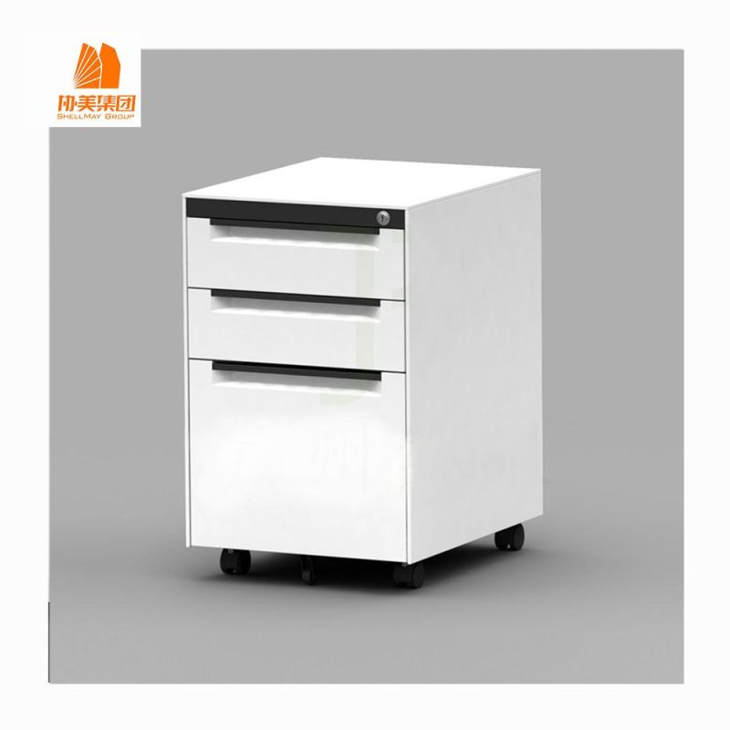 3 Drawer Modern Office Mobile Pedestal, Mobile File Cabinet, Office Furniture