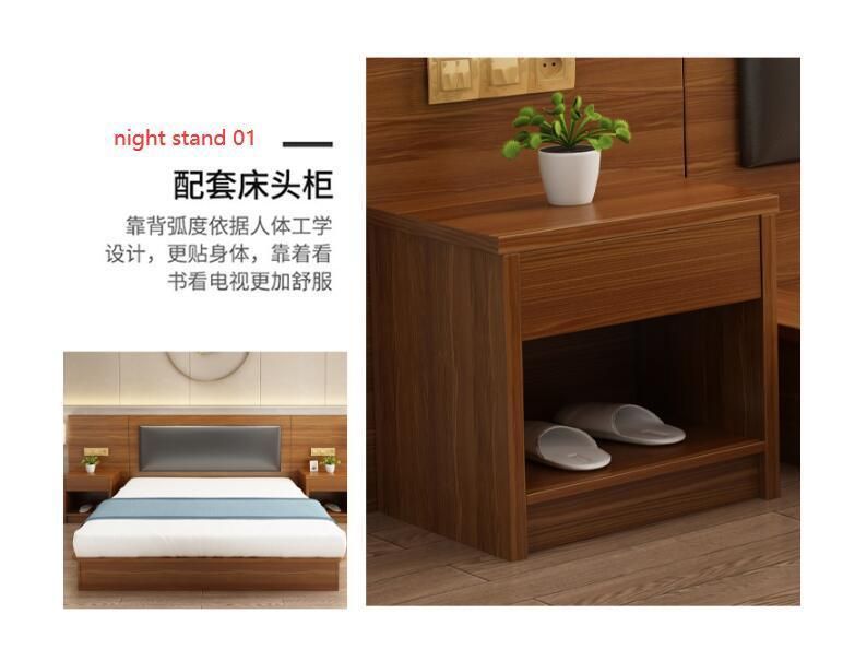 Custom Made 5 Star Modern Hospitality Bedroom Furnishing Bed Room Set Luxury Hotel Furniture