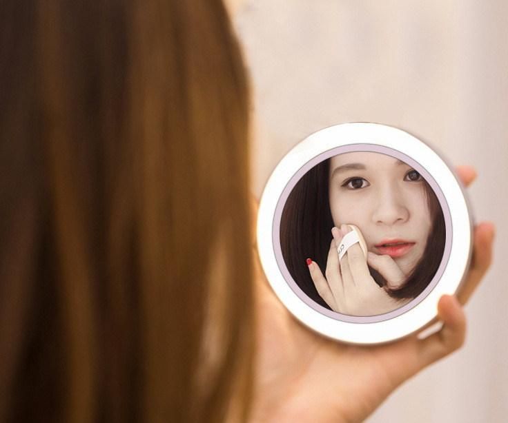 Custom Beauty Round Makeup Mirror