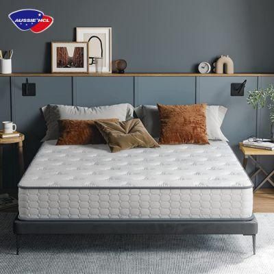 Best Factory Aussie Sleep Well Quality Cool Memory Gel Foam Pocket Spring Mattress in a Box