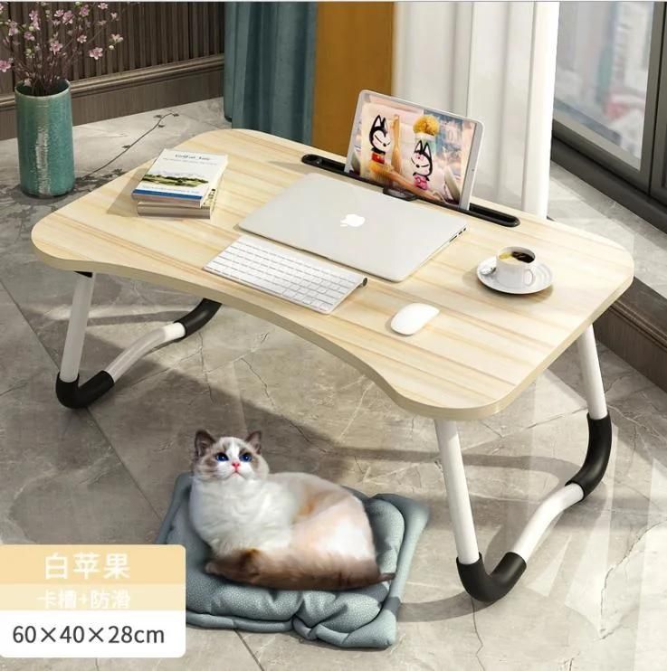 Bed Desk Foldable Lazy Laptop Small Desk Children Student Study Dormitory Small Desk