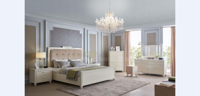 Latest Designs Furniture Modern Double Bed and Bedroom Set Furniture