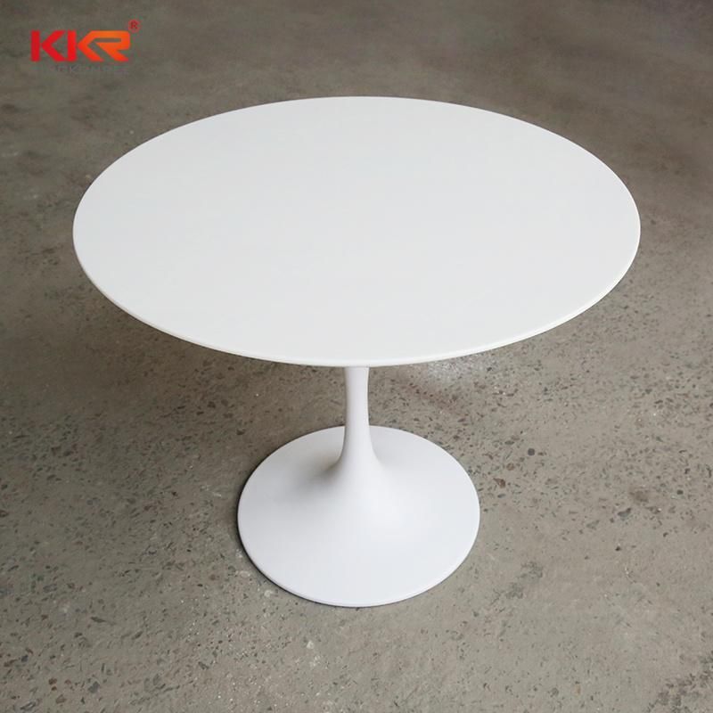 Polyester Resin Stone Tables for Coffee Shop