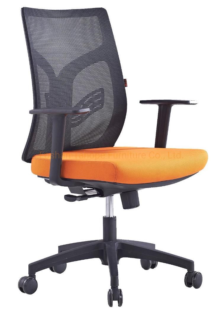 Popular Modern Ergonomic Rolling Swivel Manager Mesh Plastic Armrest Executive Computer Office Chair