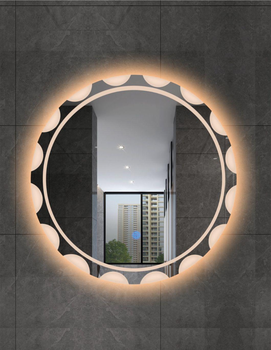 Circle China Factory Wholesale Bathroom Intelligent Smart LED Mirror