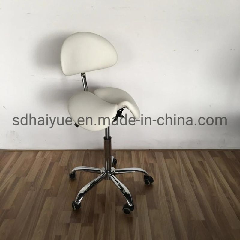 Best Selling Popular Ergonomic Office Chair Split Saddle Stool with Adjustble Armrest