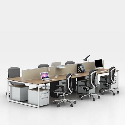 Foshan Factory Sale High Quality Standard Sizes Wholesale Modern 6 Person Office Workstation Furniture Desk