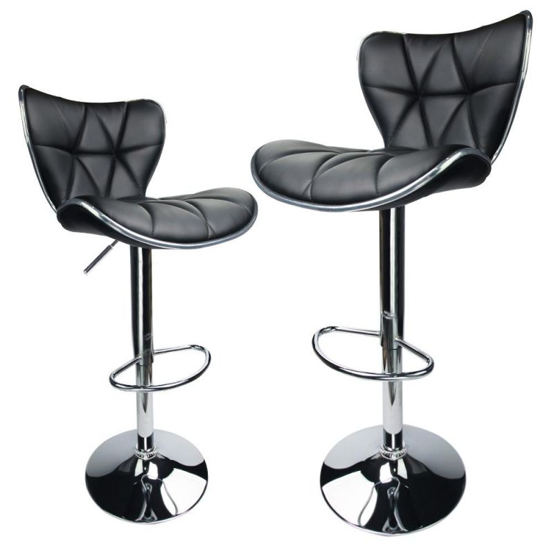 Bar Stools Luxury Furniture Restaurant Nordic Kitchen High Chair Counter Modern Metal Velvet Bar Stools with Back Bar Furniture