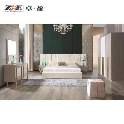 Hotel Bedroom Furniture Modern Wooden Big Size Bedroom Set