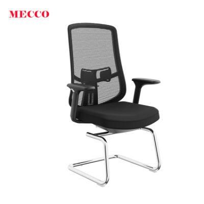 Foshan Factory Price Full Black Mesh Visitor Chair for Office