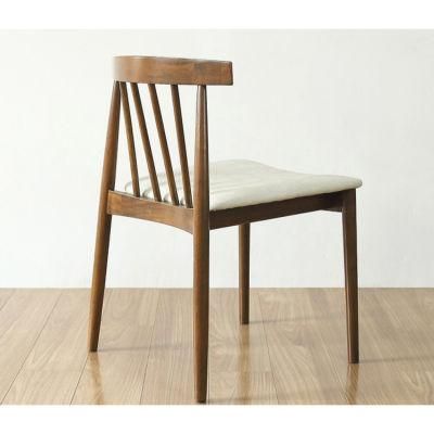 Nordic Restaurant/Home Factory Promotion Model Solid Wood Dining Chair Made in China