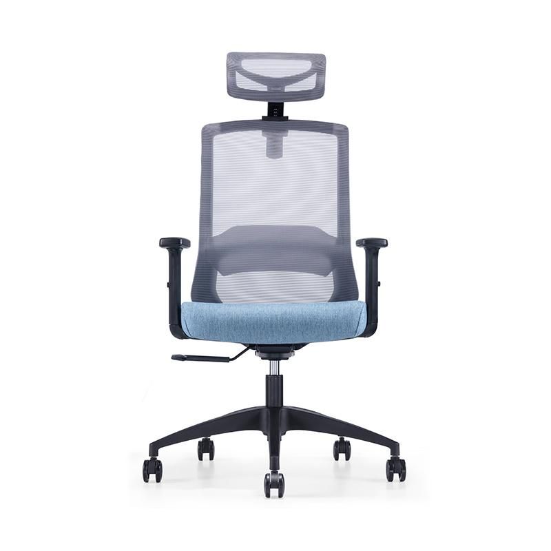 Modern High Back Executive Mesh Office Chair with Headrest