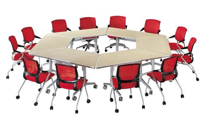 Movable Foldable Space Saving Office Table Conference Desk