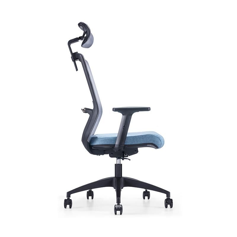 Modern High Back Executive Mesh Office Chair with Headrest