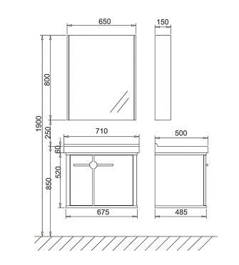 Wholesale Modern Bathroom Vanity Hotel Bathroom Vanity Cabinet Chinese Bathroom Vanity