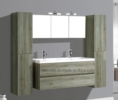 Morden Bathroom Cabinet/Glossy Bathroom Vanity with Melamine