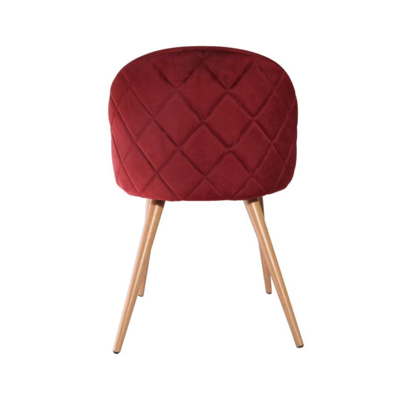 Modern Factory Promotion Price Hot Sale Velvet Dining Chair with Popular Design for Home Using