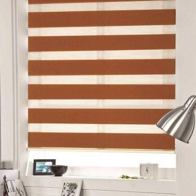 Manual / Motorized Zebra Blinds Home Decoration Roller Blinds