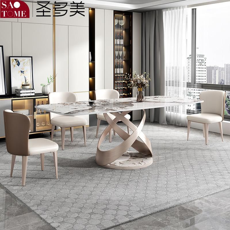 Modern Living Room Dining Room Furniture Ring Base Dining Table