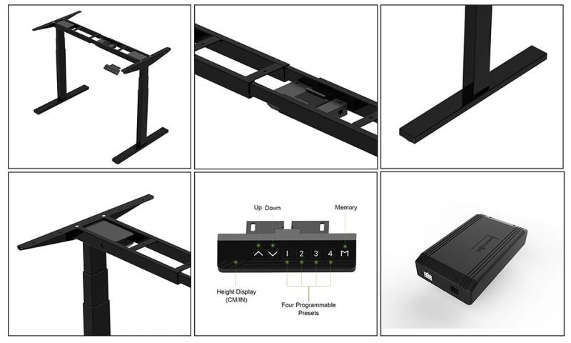 Wholesale Executive Office Furniture Smart Nordic Minimalist Computer Standing Desk Ergonomic Sit-Stand Height Adjustable Lifting Laptop Electric Office Desk