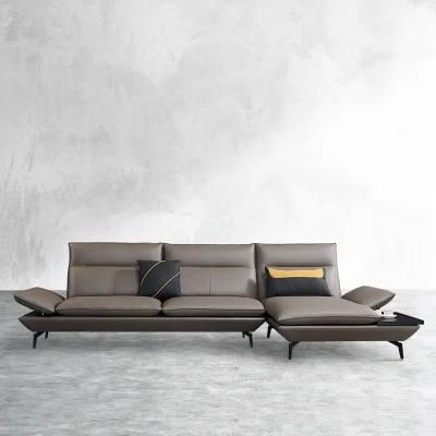 Modern Real Genuine Leather Couch Contemporary Fabric Lounge Sofa Seating Upholstered Home Furniture for Living Room