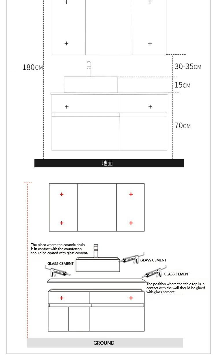 Luxury Style Selections Fancy Restaurant Home Hardware Bathroom Vanities with Sink