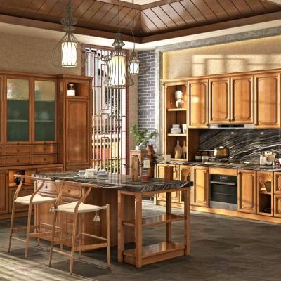 New Design European Style Laminate Custom Wood Cheap Modern White Shaker Kitchen Cabinet Modern Luxury