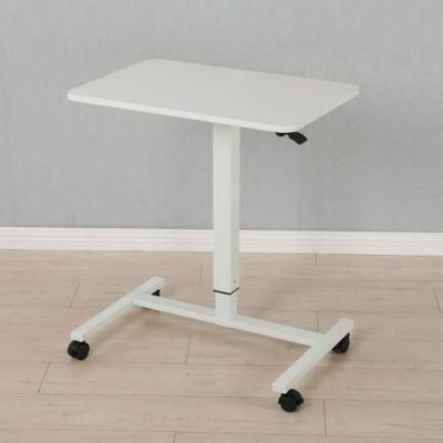 Wooden Top Metal Frame Laptop Modern Computer Desk Movable Laptop Table Computer Desk Adjustable Desk Office Desk