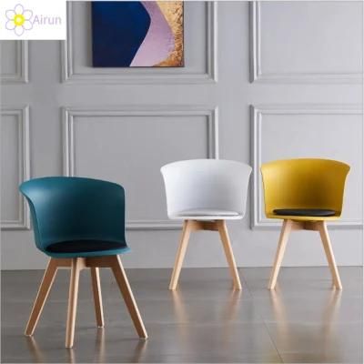 Leisure Negotiation Restaurant Solid Wood Simple Modern Creative Computer Backrest Home Desk Chair