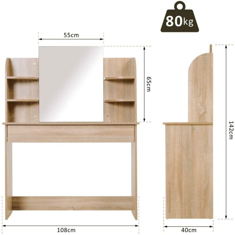 Bedroom Set European Furniture Luxury Dresser Make up Vanity Desk Makeup Dressing Table