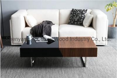 Europe Style Designs Living Room Save Space Wooden Coffee Table