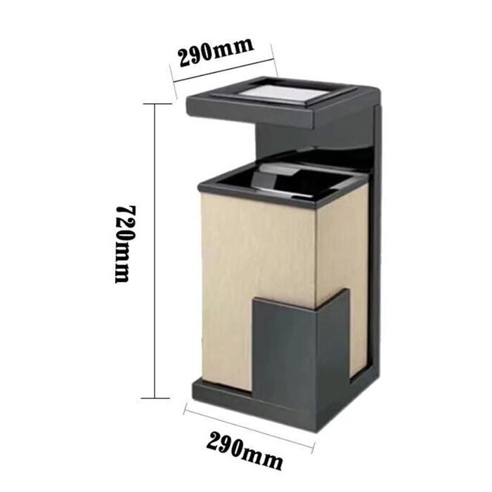 Custom Modern Business Household Office Hotel Wooden Trash Can