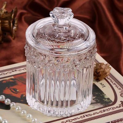 Modern Colorful Crystal Glass Candle Holder for Taper Glass Candlestick Wholesaler, Empty Glass Candle Container