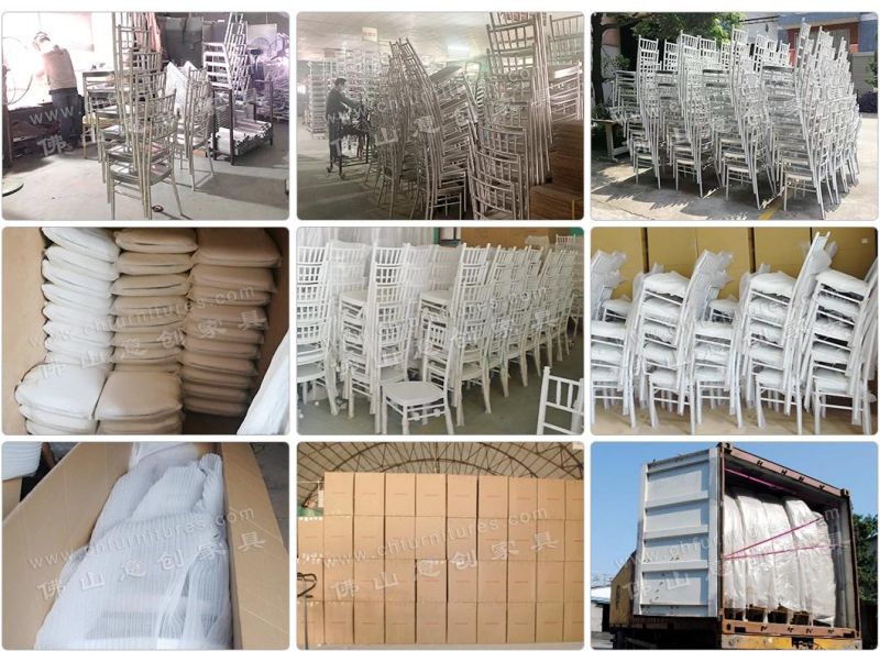 Yc-A389 Metal Event Wedding Chiavari Chair with Cushion