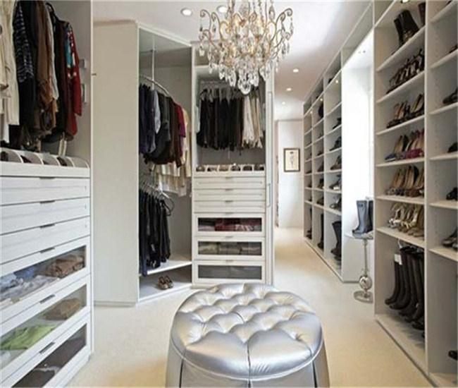 Modern Design Luxury Wardrobe Furniture Wooden Walk-in Wardrobe