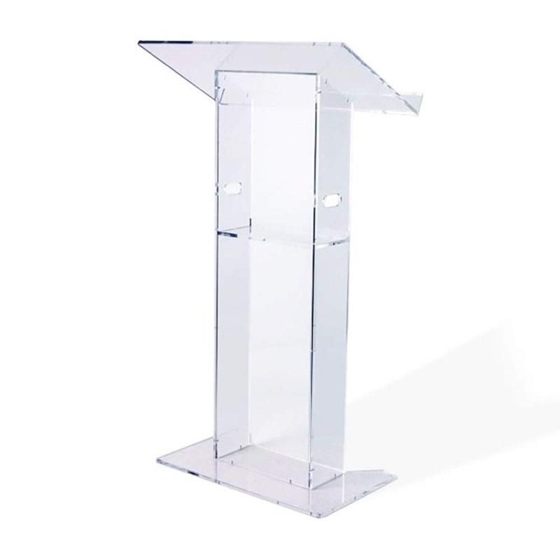 Custom Clear Transparent Acrylic Perspex Lectern Podium