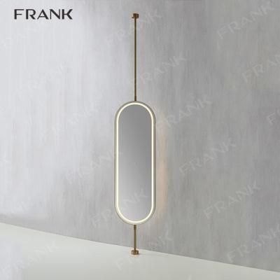 Bathroom Mirror Long Length Dressing Mirror with Metal Frame