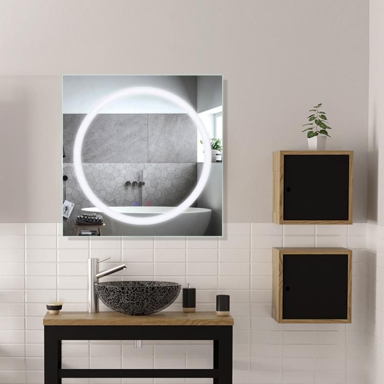 Europe Style Bathroom Vanity Fancy Wall Fogless LED Mirror